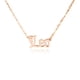 thumbnail image 1 of Qarigey Letra inglesa doce signos del zodiaco constelaciones tema collar del zodiaco Ins colgante cómodo único oro rosa Ropa, zapatos y accesorios Miscelánea León Qarigey AP009332-06, 1 of 6
