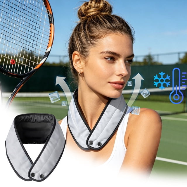 Outdor Serviette Glacée Instantanée d'Été pour le Cou pour Sports de Plein Air Course Randonnée Voyage Physique Réutilisable Respirante