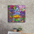 thumbnail image 3 of Epic Graffiti 'Pop Art Caterpillar' by Howie Green, Canvas Wall Art, 18"x18", 3 of 8