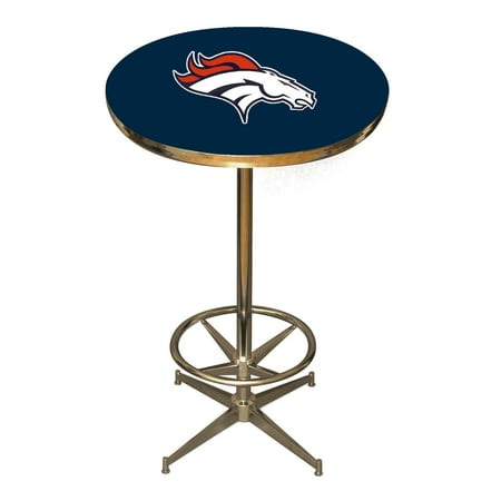 Denver Broncos Pub Table - Blue