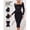 Black-L, variant on Black Dress With Waist Cinching And Butt Lifting