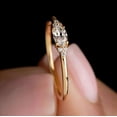 thumbnail image 3 of vylahjewellery 1 Ct Oval Cut Moissanite Diamond Engagement Ring 10K Rose Gold Ring for Special One, 3 of 4