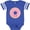 Football Blue and White, variant on Inktastic Light Pink Donut Boys or Girls Baby Bodysuit