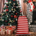 thumbnail image 4 of Christmas Sack – 28" X 20" Canvas Gift Bag with Drawstring, Full Print Polyester Santa Sack, Durable Reusable Xmas Gift Bag for Holiday, Party & Storage, 4 of 5