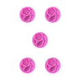 thumbnail image 2 of Wosthever Flor de durazno Hoja Molde Flor Fondant Pastelería Pastel Cocina Hornear Type2 NO2, 2 of 6
