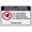 Warning Sign 1, variant on Please Turn Off The Washroom Lights When Not In Use 8"x12", Aluminum Tin Warning Signs for Home Outdoor Garden, High-Visibility Energy-Saving Sign