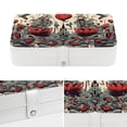 thumbnail image 4 of Hearts Battle Portable PU Leather Jewelry Box with Removable Compartment, Bracelet Holder, and Jewelry Display, 4 of 6