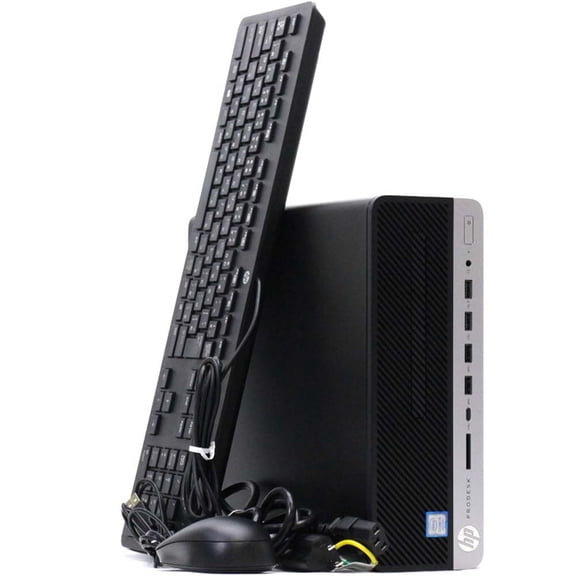 Restored HP ProDesk G4 Windows 11 Desktop Computer with a Intel HexCore i5 8th gen Processor, choose Memory, Hard drive, and LCD Options (Refurbished)