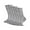 3 Pcs Gray, variant on 3 Pairs Men's Cushioned Sport Crew Socks, Athletic Basketball Running Socks