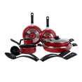 thumbnail image 1 of Batería de Cocina con Antiadherente Classic 12 Piezas de Aluminio - Color Rojo, 1 of 9