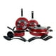 thumbnail image 1 of Batería de Cocina con Antiadherente Classic 12 Piezas de Aluminio - Color Rojo, 1 of 9