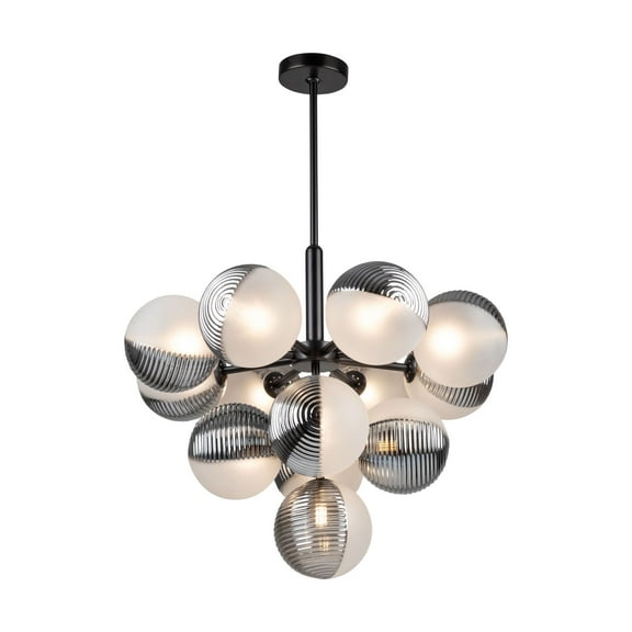 Artcraft of Montreal AC11883BK 13-Light Bolla Collection Chandelier, Black