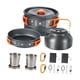 thumbnail image 2 of Kit de utensilios de cocina para acampar, sartén, cocina portátil versátil con bolsa de transporte Naranja, 2 of 8