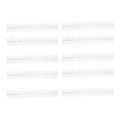 thumbnail image 1 of 10Pcs Spiral Binding Coil 130 Sheet Capacity Spine Comb 30 Holes 16mm Diameter Set Kit Transparent, 1 of 5