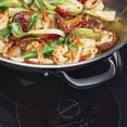 thumbnail image 6 of KitchenAid 5-Ply Clad 15 Inch Stainless Steel Induction Wok, Dishwasher Safe, Metal Utensil, Broiler and Oven Safe to 500°F, Polished Stainless Steel, 6 of 14