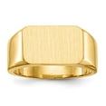 thumbnail image 6 of 14K Yellow Gold Men's Signet Ring Size 10, 6 of 6