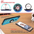 thumbnail image 5 of Labanema Samsung Galaxy A40 2019 /A405 Case with 360 Degree Rotating Ring Stand, Support Magnetic Car Mount, Protective Cover for Samsung Galaxy A40 2019 /A405 (Apricot Flower), 5 of 7