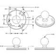 thumbnail image 3 of RAM Mounts Round Plate with Ball - B Size RAM-B-202U nbnbnbj, 3 of 3