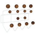 thumbnail image 2 of Modway Gumball Modern Wood Iron and Steel Coat Rack in Caramel, 2 of 5