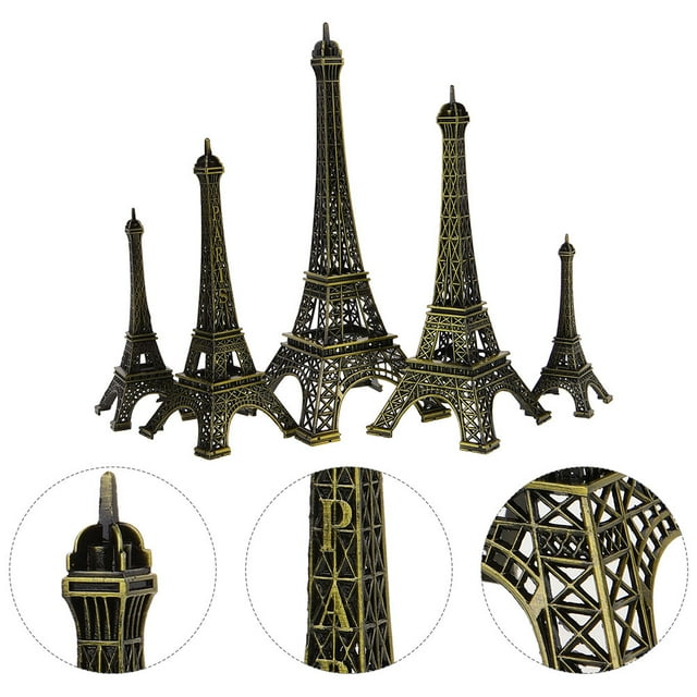 unbranded 9Ud Decorativa Torre Eiffel De Hierro Verde Oliva Para Adorno Y