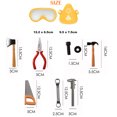thumbnail image 3 of Role Play Costume Dress-Up Set (11 Pcs) - Pretend Construction Worker Outfit for Ages 3+ Kids, Toddlers Birthday Christmas Present, 3 of 6