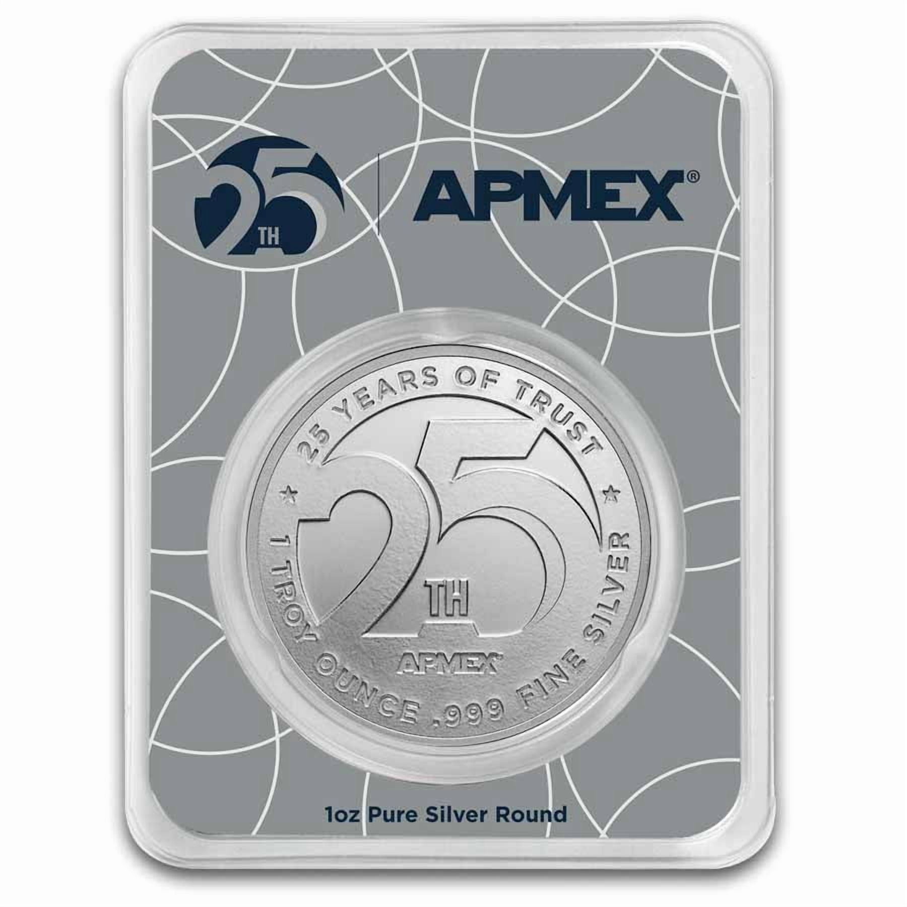 APMEX 1 oz Silver Eagle Bullion Round - Sealed in TEP - Walmart.com