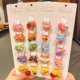 thumbnail image 2 of 40Pcs/Set Colorful Flower Animal Girls Hairbands Sweet Fruit Elastic Hair Ropes Scrunchies Kids Hair Ties Gong Bohan LED, 2 of 2