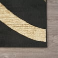 thumbnail image 6 of Ox Bay Aura 5'2" x 7'2" Black/Cream Abstract Performance Indoor Area Rug, 6 of 8