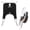 Black, variant on EZ Assistive Patient Lift Sling with Divided Leg Transfer Red, 500lb Weight Capacity Large