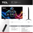 thumbnail image 2 of TCL 50" Class QM6K Series QD-Mini LED QLED 4K UHD HDR Smart Google TV (NEW 2025) - 144Hz, Dolby Atmos Onkyo Audio, Halo Control System - 50QM6K, 2 of 25