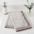 thumbnail image 5 of Unique Bargains Cotton Striped Hand Towel for Bathroom Kitchen Gym Brown 4pcs 29" x 13", 5 of 8
