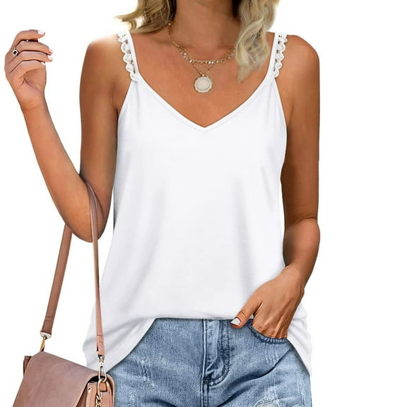 Leesechin Womens Tank Tops Women's Pullover Sleeveless Solid Color Loose Vest Tops
