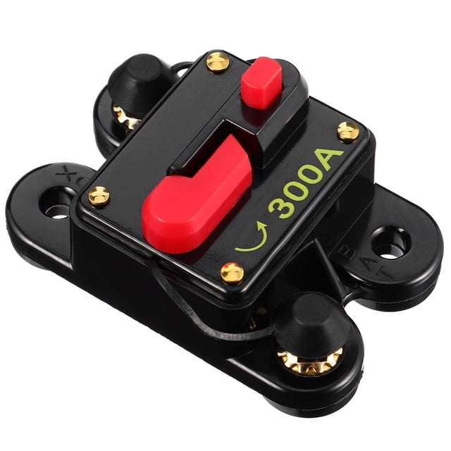 Minkissy 2Pcs Good Conductivity Car Audio Circuit Breaker with High Temperature Pressure 3.3x2.2x2In