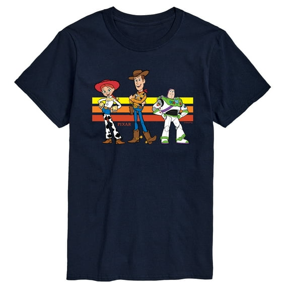 Toy Story 4 - Buzz, Woody, And Jessie - Men's Short Sleeve Graphic T-Shirt
