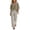Khaki, variant on Women's Summer Short Sleeve V-Neck Two-Piece Set Fashion Solid-Color Sporty Casual Crew-Neck Wide-Leg Pants With Pockets Two-Piece Set Matching Lounge Set Vacation Travel Airport Outfits Black_XXL