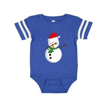 

Inktastic Dabbing Snowman Gift Baby Boy or Baby Girl Bodysuit