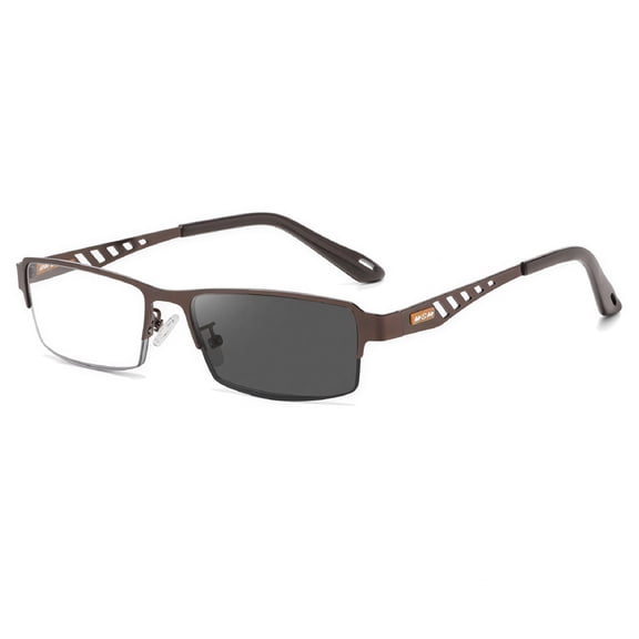 HBMYN Ultra-Light Multi-Focal Photochromic Reading Glasses,Color-Changing Anti-Blue Light Glasses,Ultra Lightweight Multifocal Reading Glasses Women