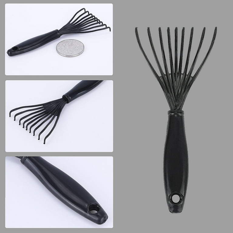 Luwigs Hair Brush and Comb Cleaner with Metal Wire Rake Wooden Handle Comb  Brush Cleaner Hair Dirt Remove Comb Cleaning Tools for Home Salon