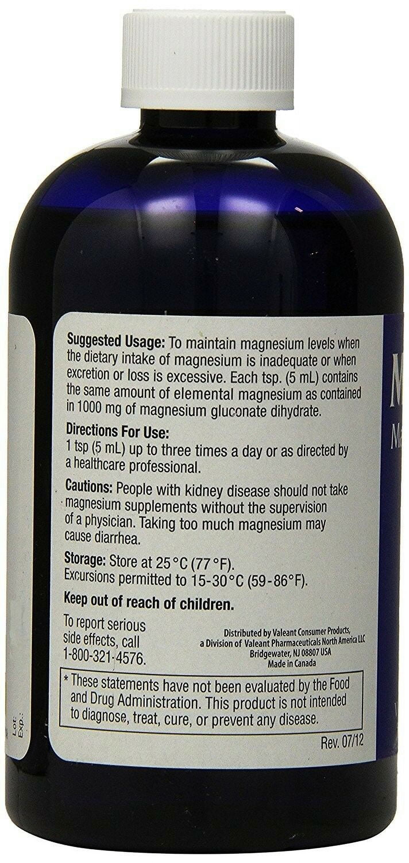 Magonate Liquid Magnesium Supplement, 12 Fl. Oz.