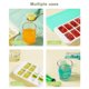 thumbnail image 4 of Bandeja de cubitos de hielo Billuyoard molde antiadherente con tapa verde, 4 of 6