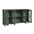 thumbnail image 5 of FESTIVO 63" Vintage Style Wood Kitchen Accent Buffet Sideboard Cabinet - 63" in Width Green, 5 of 5