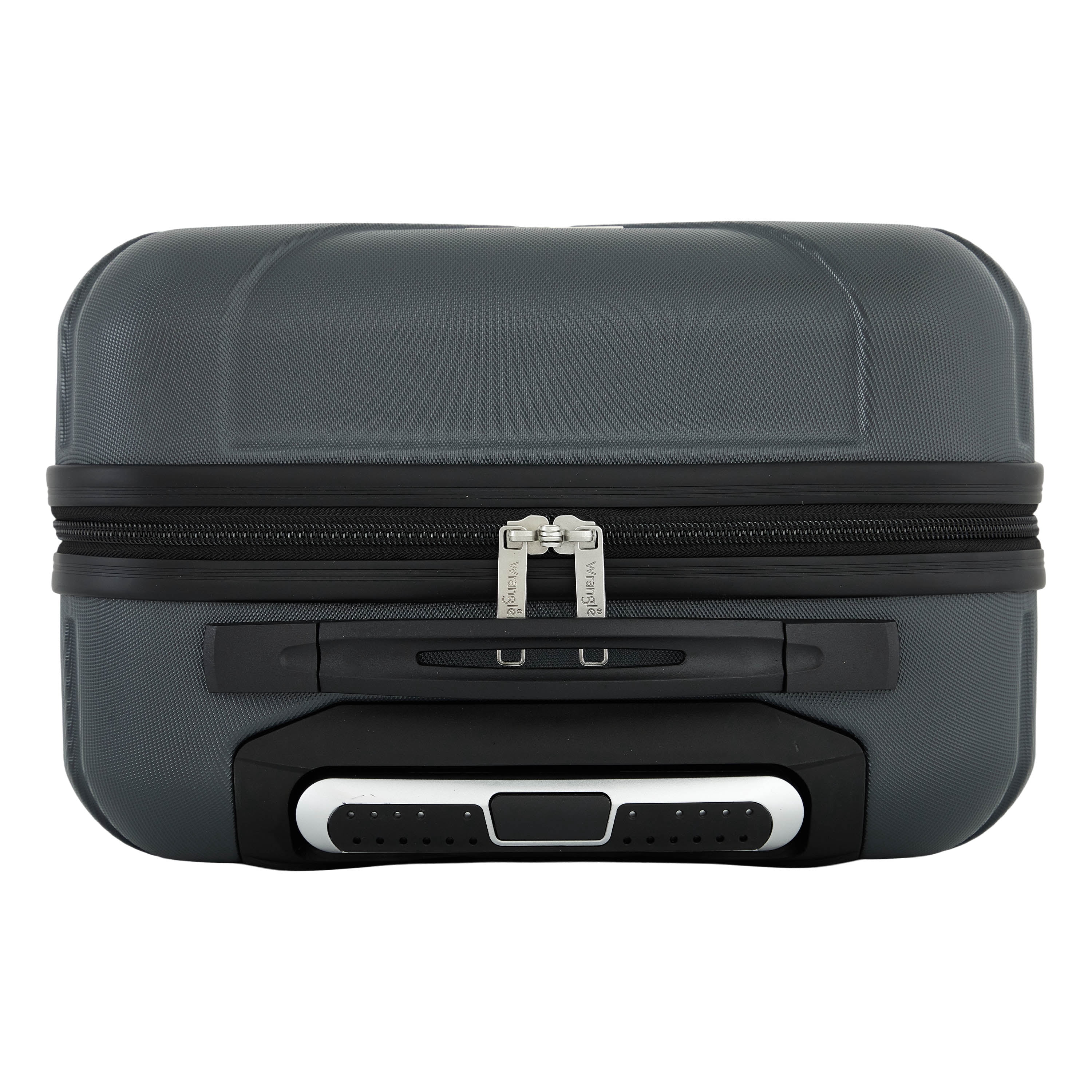 Wrangler 20-inch Carry-on Rolling Hard Side Spinner Luggage, Gray
