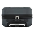 thumbnail image 4 of Wrangler 20-inch Carry-on Rolling Hard Side Spinner Luggage, Gray, 4 of 8