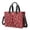 Christmas Cabin Tree Line Art Pattern, variant on Christmas Diagonal Stripe Canvas Messenger Tote Bag, Nurse Handbag with Multi Pockets & Removable Strap, Large Capacity Gifts for Women Men Teacher Nurse