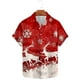 thumbnail image 5 of Camisas de Manga Larga para Hombres, Botón de Impresión Blusa de Cuello, Camisa de Poliéster de Moda Casual, 5 of 8