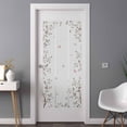 thumbnail image 3 of Vintage Botanical Window Privacy Film, Spring Floral Botterfly Summer Flower Static Cling UV Sun Blocking Tint Film Heat Control Windows Films for Bedroom Bathroom, Window Stickers 35.4"x78.7", 3 of 8