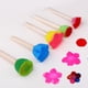 thumbnail image 5 of Juego de pinceles de pintura para niños, Kit de pinceles de pintura con esponja de aprendizaje temprano, divertido, 30 Uds., 5 of 9