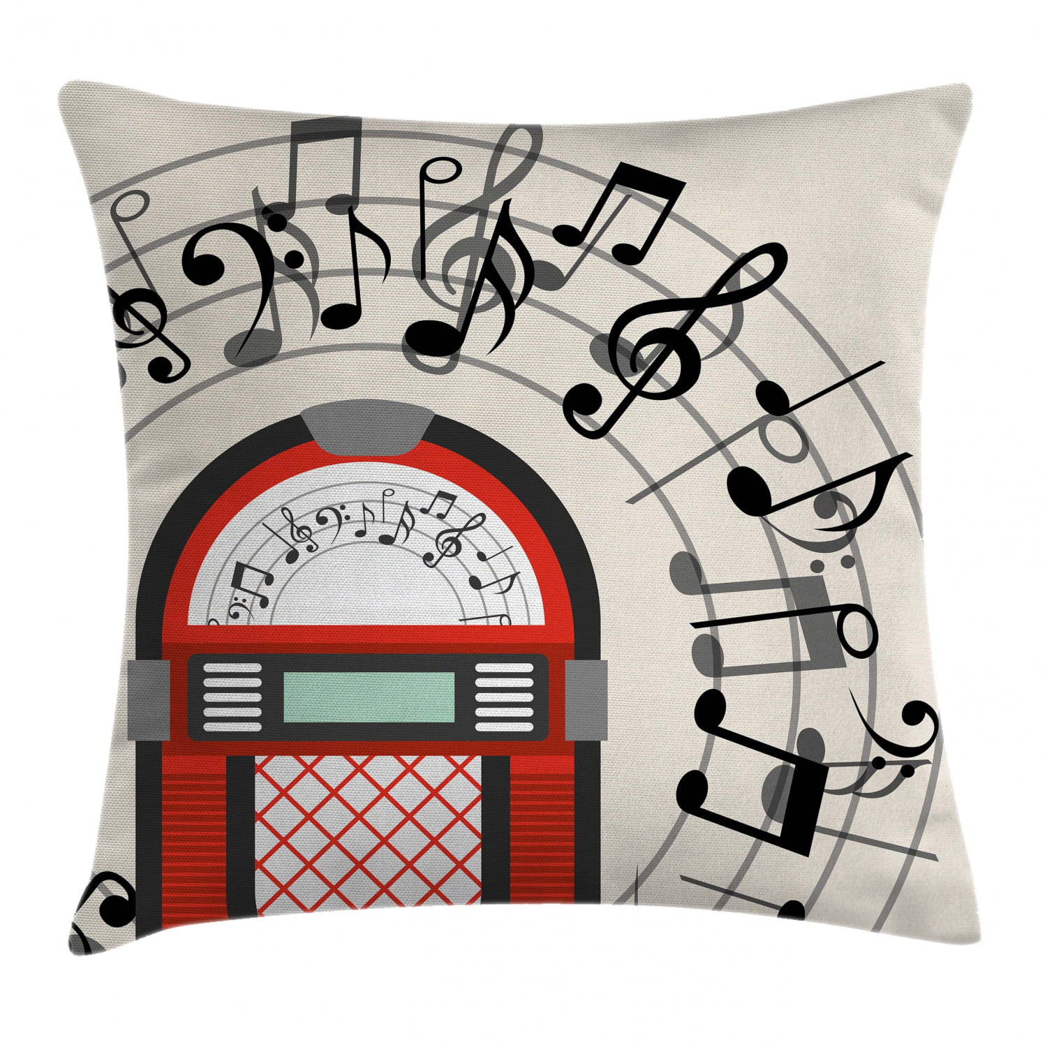 Music Throw Pillow Cases Cushion Covers Ambesonne Home Decor 8 Sizes 