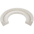 thumbnail image 6 of Meridian Furniture Infinity Cream Boucle Fabric 9pc. Modular Sectional, 6 of 11