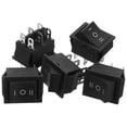 thumbnail image 1 of KAKOWELY toggle switch 5pcs Rocker Switches Toggle Switches On/off Rocker Switches for Car(6 Pin and 3 Position Type)1.26"X1.26"X0.98", 1 of 5